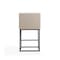 Manhattan Comfort Ambassador Counter Stool in Cream and Black (Set of 2) 2-CS010-CR - alternate 6